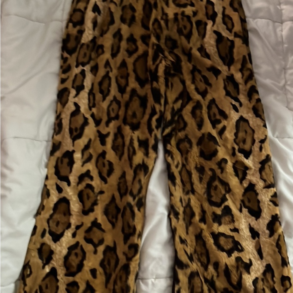 Leopard print two piece set